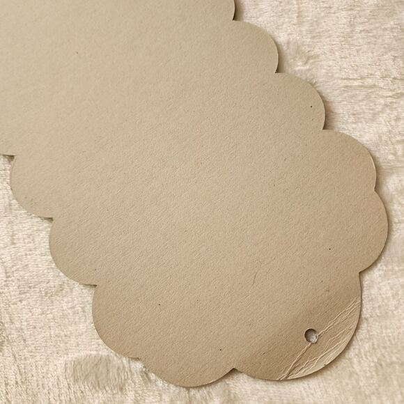 Vintage Christmas Cardboard Wall Decor with Santa and Snowmen - Picture 7 of 10